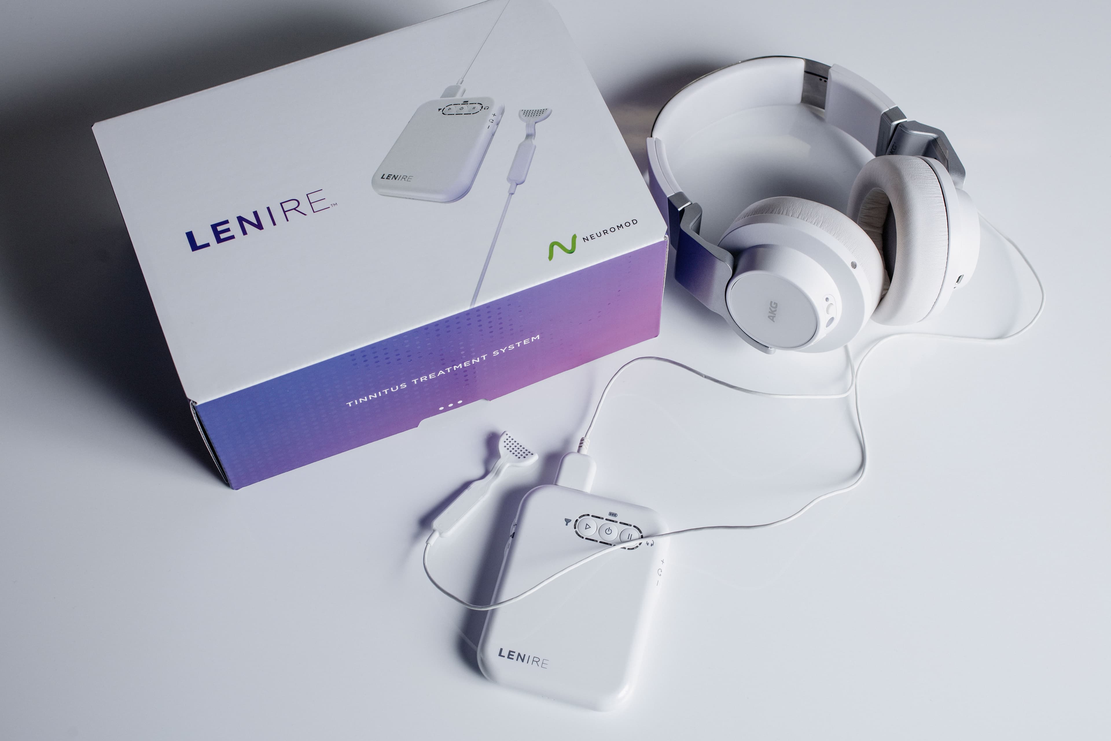 Lenire tinnitus treatment device at Sounds of Life Hearing Center